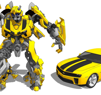 精细机器人模型变形金刚 (17)